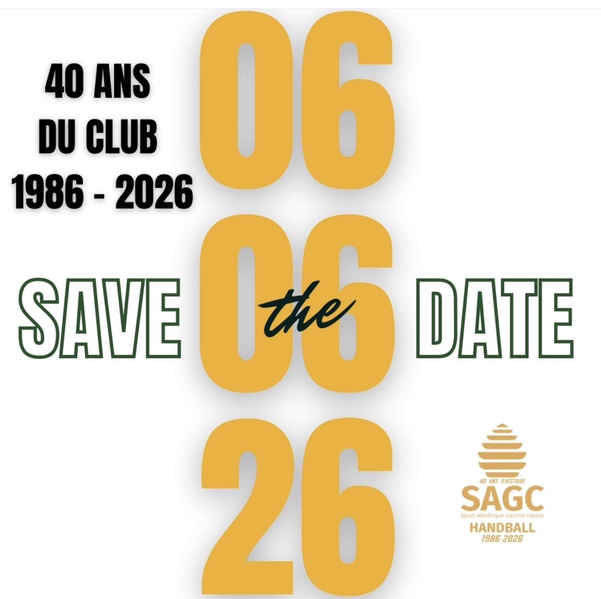 40 ANS SAGC HANDBALL 🔰⭐