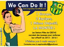 RECRUTEMENT SENIORS FILLES 2015 - 2016