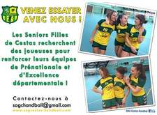 Recrutement Seniors Filles